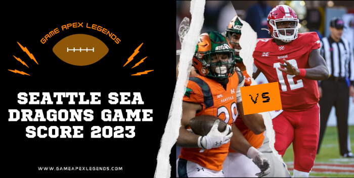 Seattle Sea Dragons game score 2023